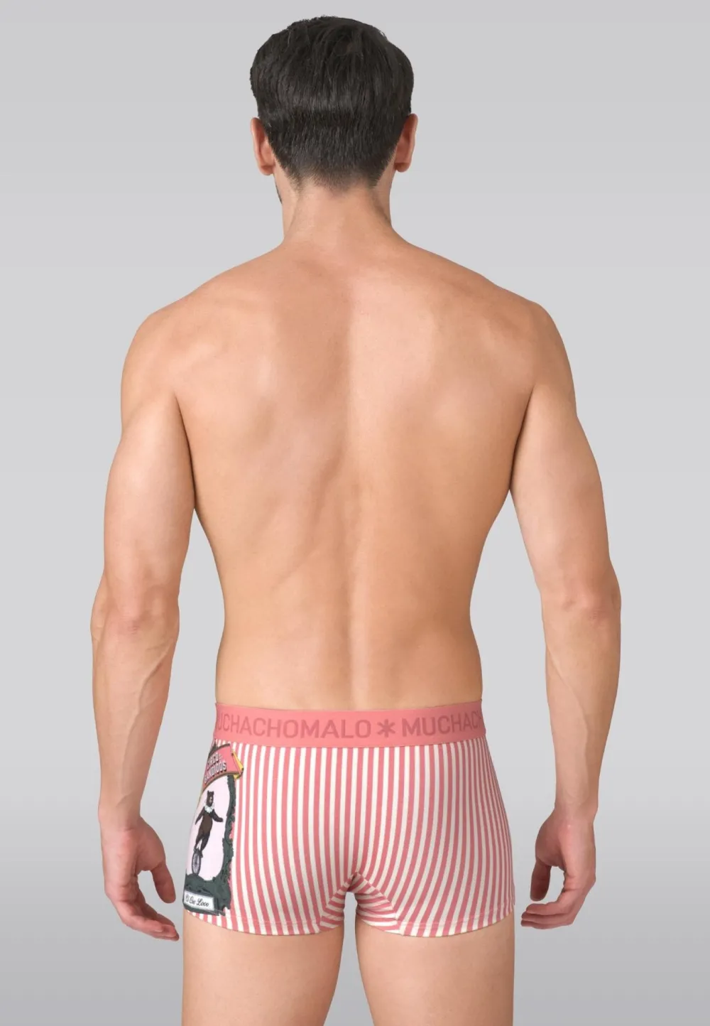 Heren 3-pack Trunks Circus Animals-Muchachomalo New