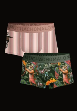 Heren 2-pack Trunks Circus Animals-Muchachomalo Sale