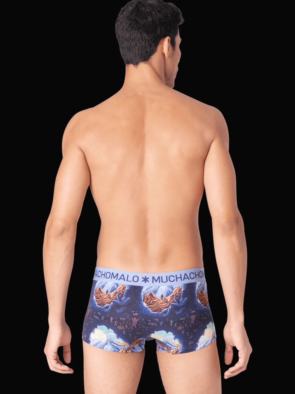 Heren 3-pack Trunks Deep Sea Mountaintops-Muchachomalo Discount