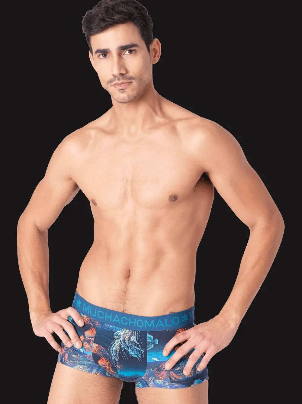 Heren 3-pack Trunks Deep Sea Mountaintops-Muchachomalo Discount