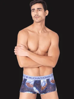 Heren 2-pack Trunks Deep Sea Mountaintops-Muchachomalo Clearance