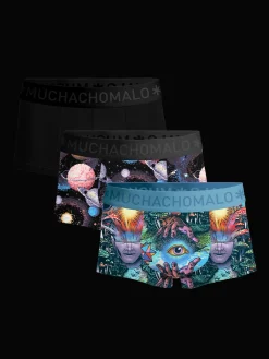 Heren 3-pack Trunks Inner Outer Space-Muchachomalo Best
