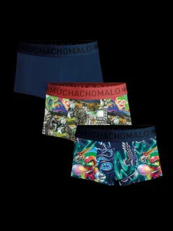 Heren 3-pack Trunks New School-Muchachomalo Sale