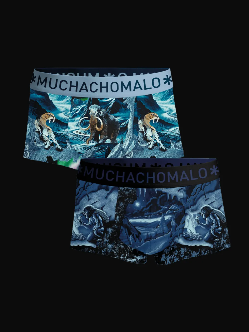 Heren 2-pack Trunks Prehistory-Muchachomalo