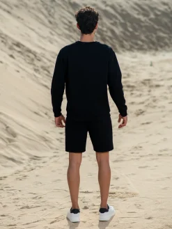 Heren Print Sweater Zwart-Muchachomalo Sale