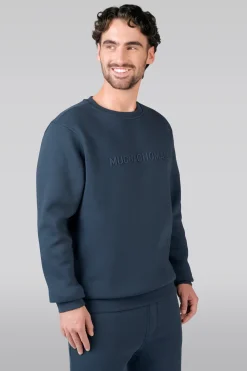 Heren Sweater Blauw-Muchachomalo Sale