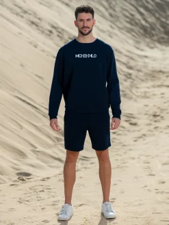 Heren Sweater Blauw-Muchachomalo Outlet