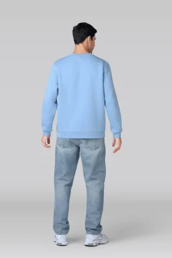 Heren Sweater Lichtblauw-Muchachomalo Discount