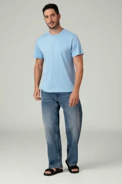 Heren T-Shirt Blauw-Muchachomalo