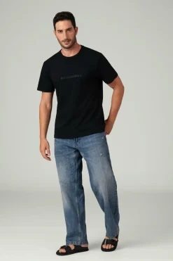 Heren T-Shirt Zwart-Muchachomalo New