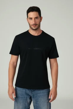 Heren T-Shirt Zwart-Muchachomalo New