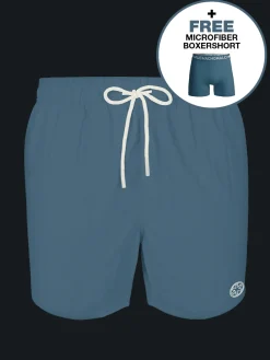 Heren zwembroek blauw-Muchachomalo Online