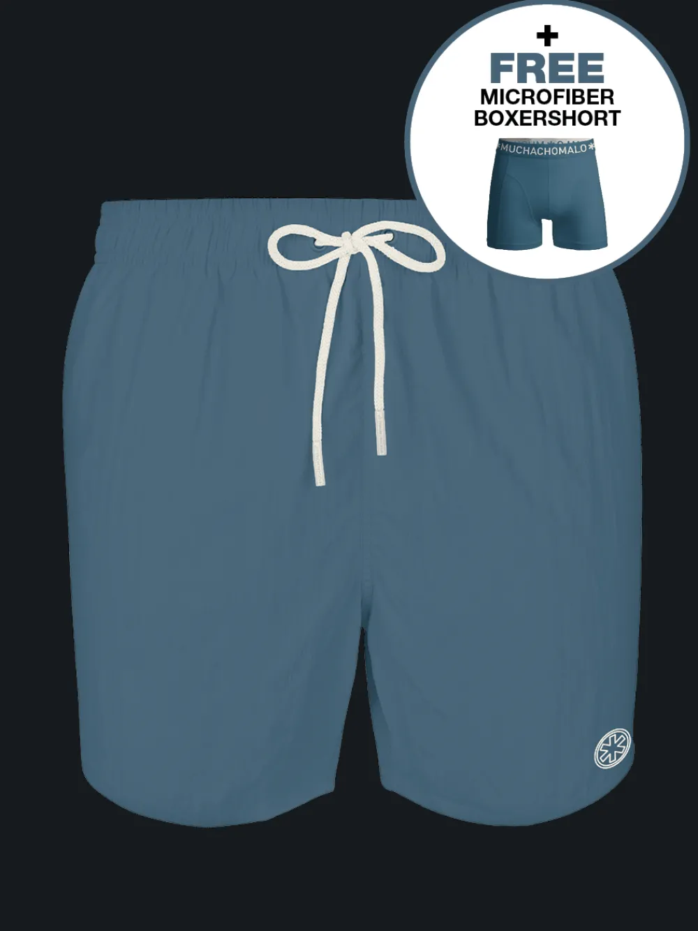 Heren zwembroek blauw-Muchachomalo Online