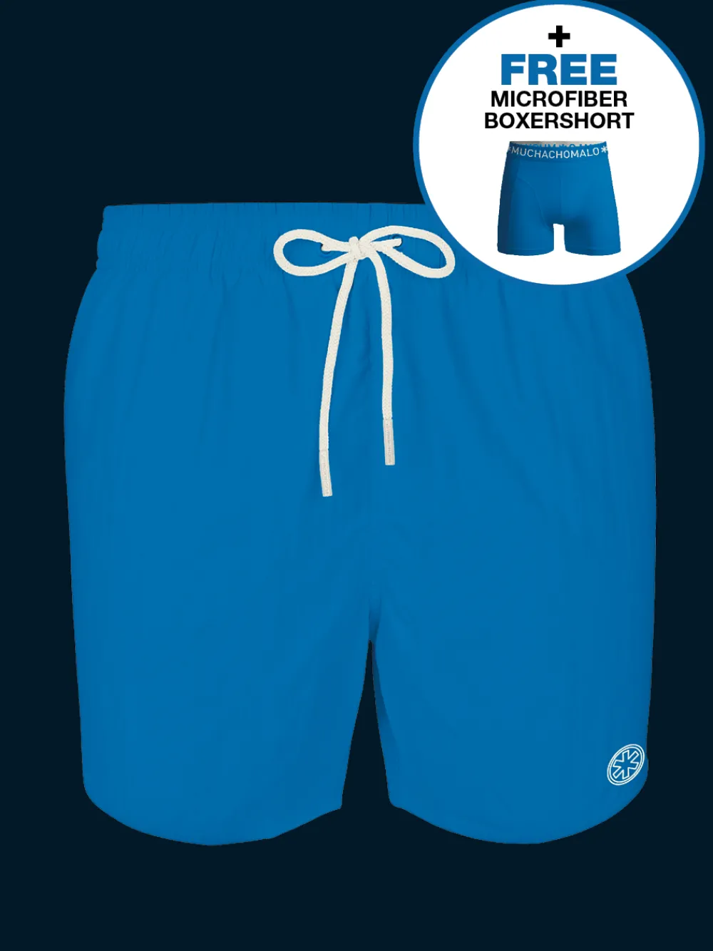 Heren zwembroek blauw-Muchachomalo Discount