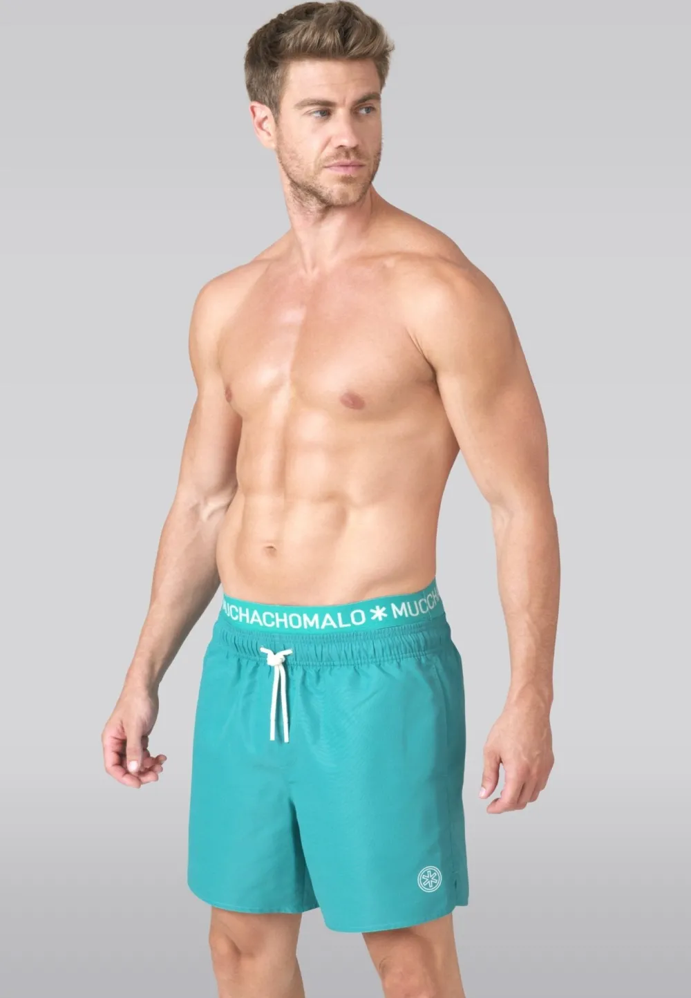 Heren zwembroek blauw-Muchachomalo Hot