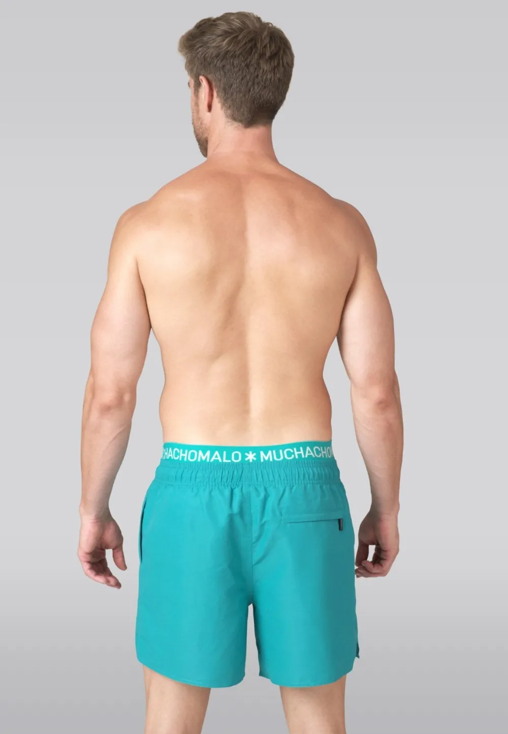 Heren zwembroek blauw-Muchachomalo Hot