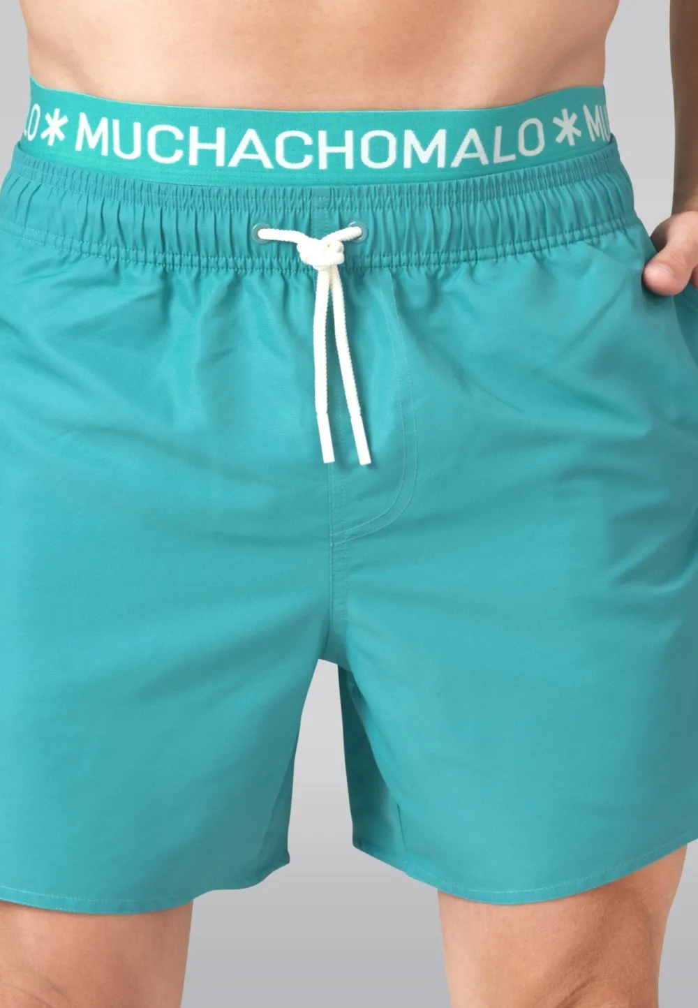 Heren zwembroek blauw-Muchachomalo Hot