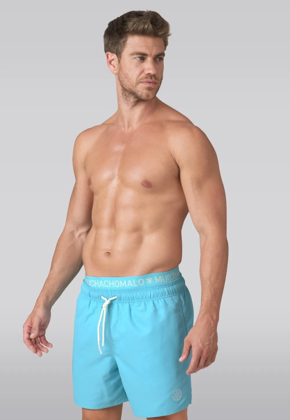 Heren zwembroek blauw-Muchachomalo New