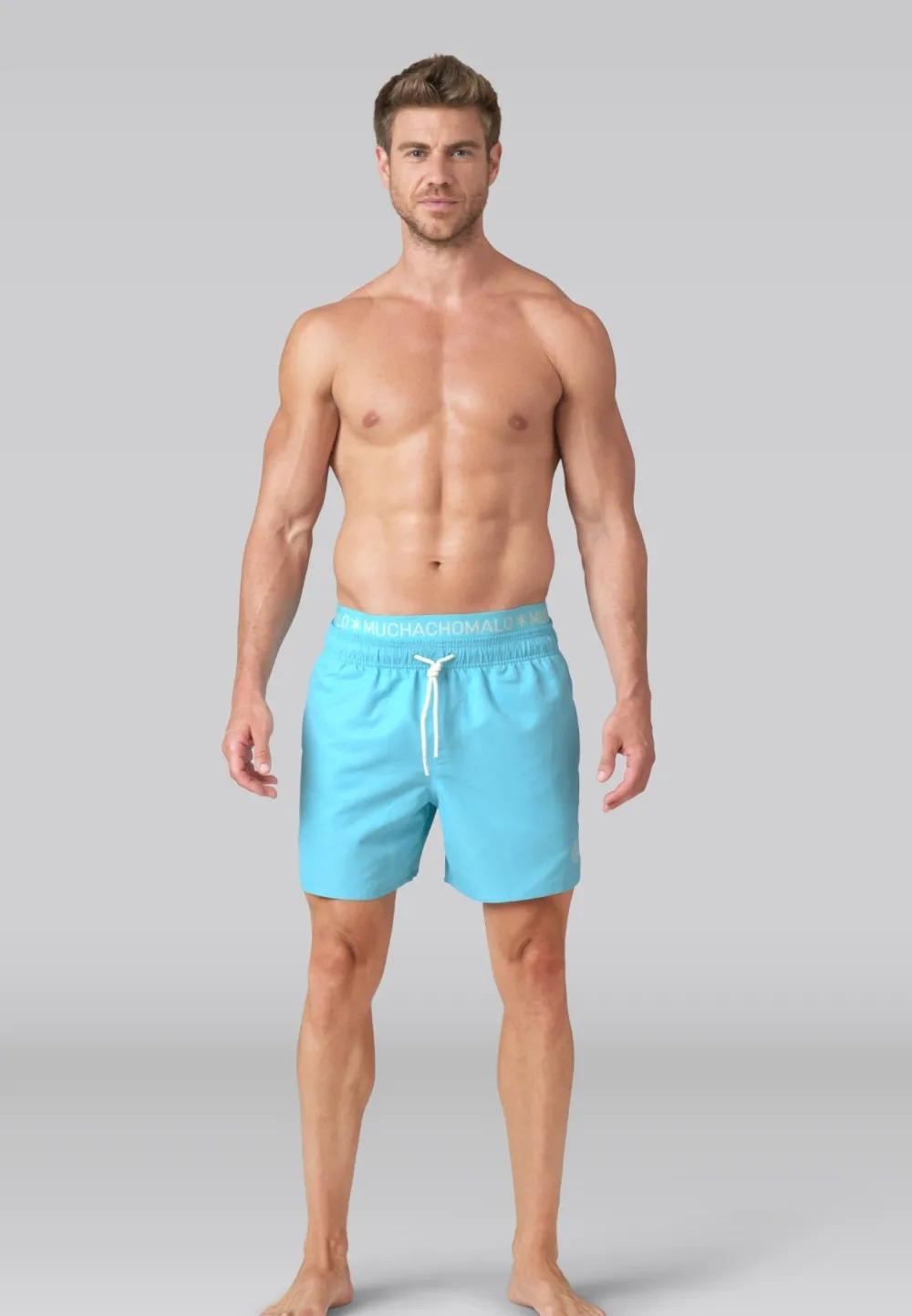 Heren zwembroek blauw-Muchachomalo New