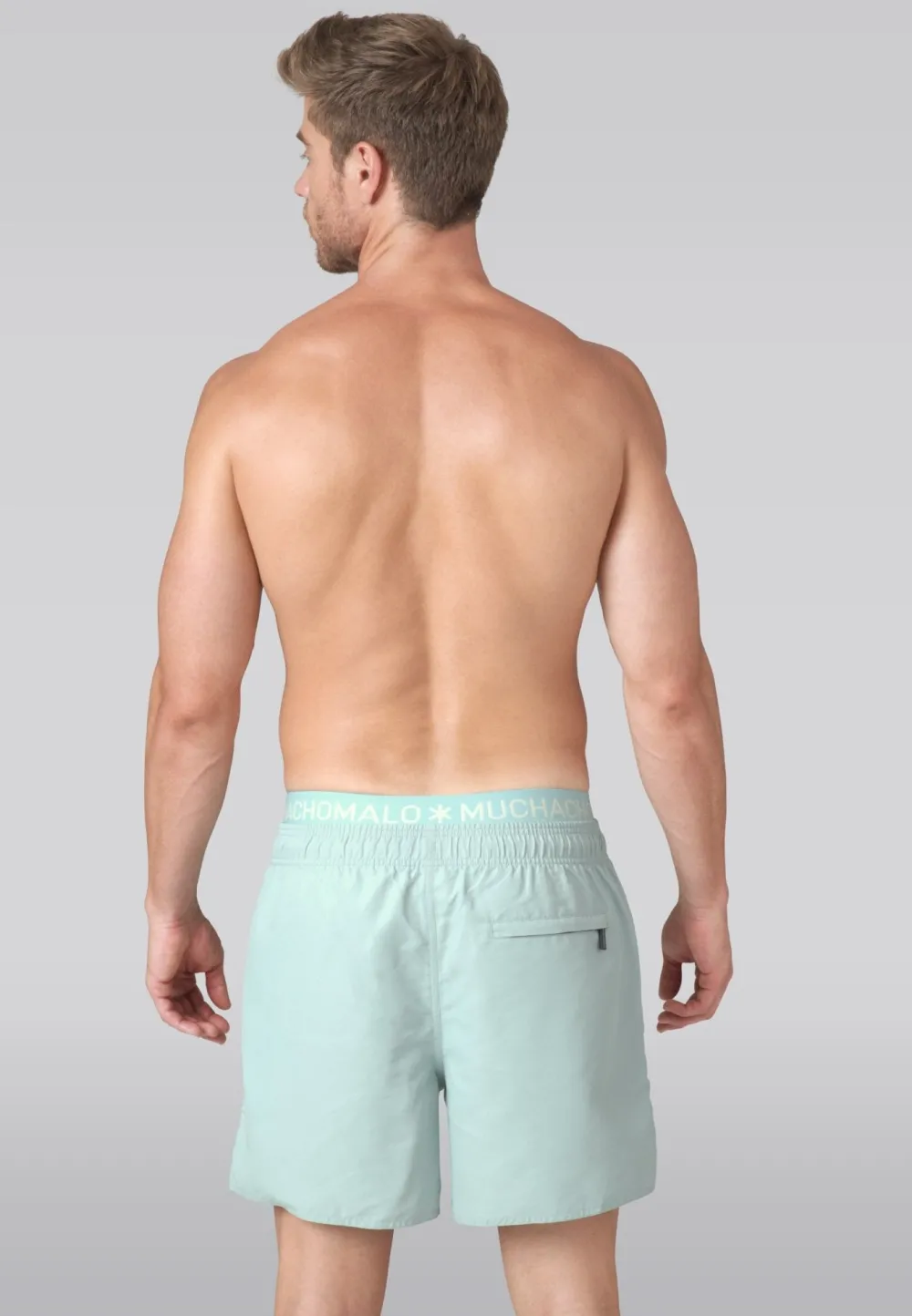 Heren zwembroek blauw-Muchachomalo New
