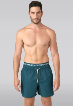 Heren zwembroek donkergroen-Muchachomalo Hot