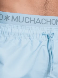Heren Zwembroek Lichblauw + Gratis Microfiber boxershort-Muchachomalo Hot