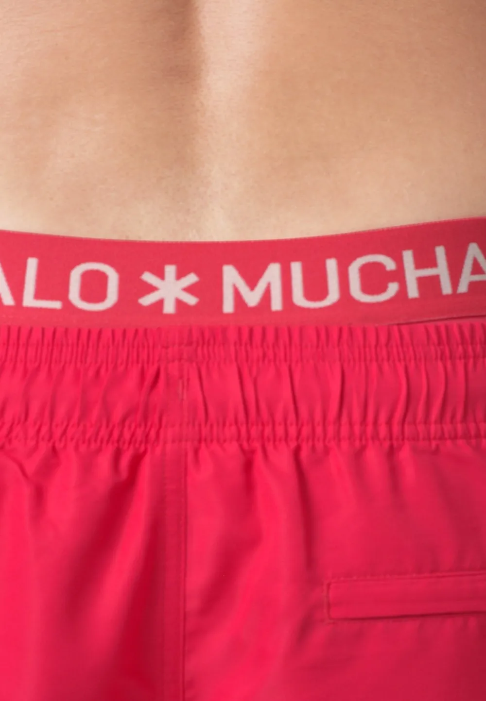 Heren zwembroek neon roze-Muchachomalo