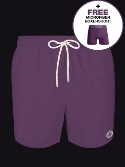 Heren zwembroek paars-Muchachomalo Outlet