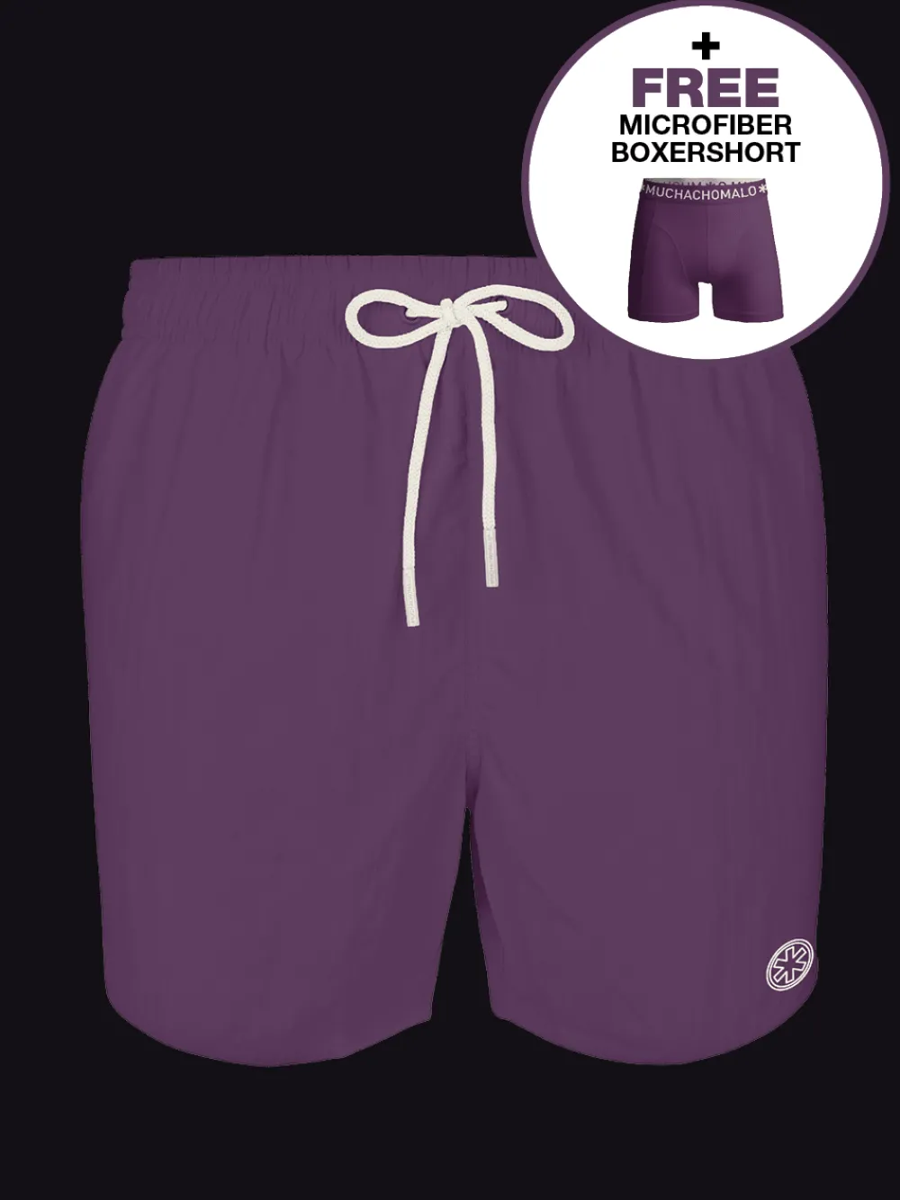 Heren zwembroek paars-Muchachomalo Outlet