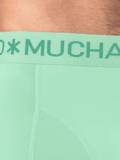 Heren Zwembroek Print Lichtgroen + Gratis Microfiber boxershort-Muchachomalo Discount