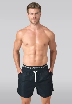 Heren zwembroek zwart-Muchachomalo Discount