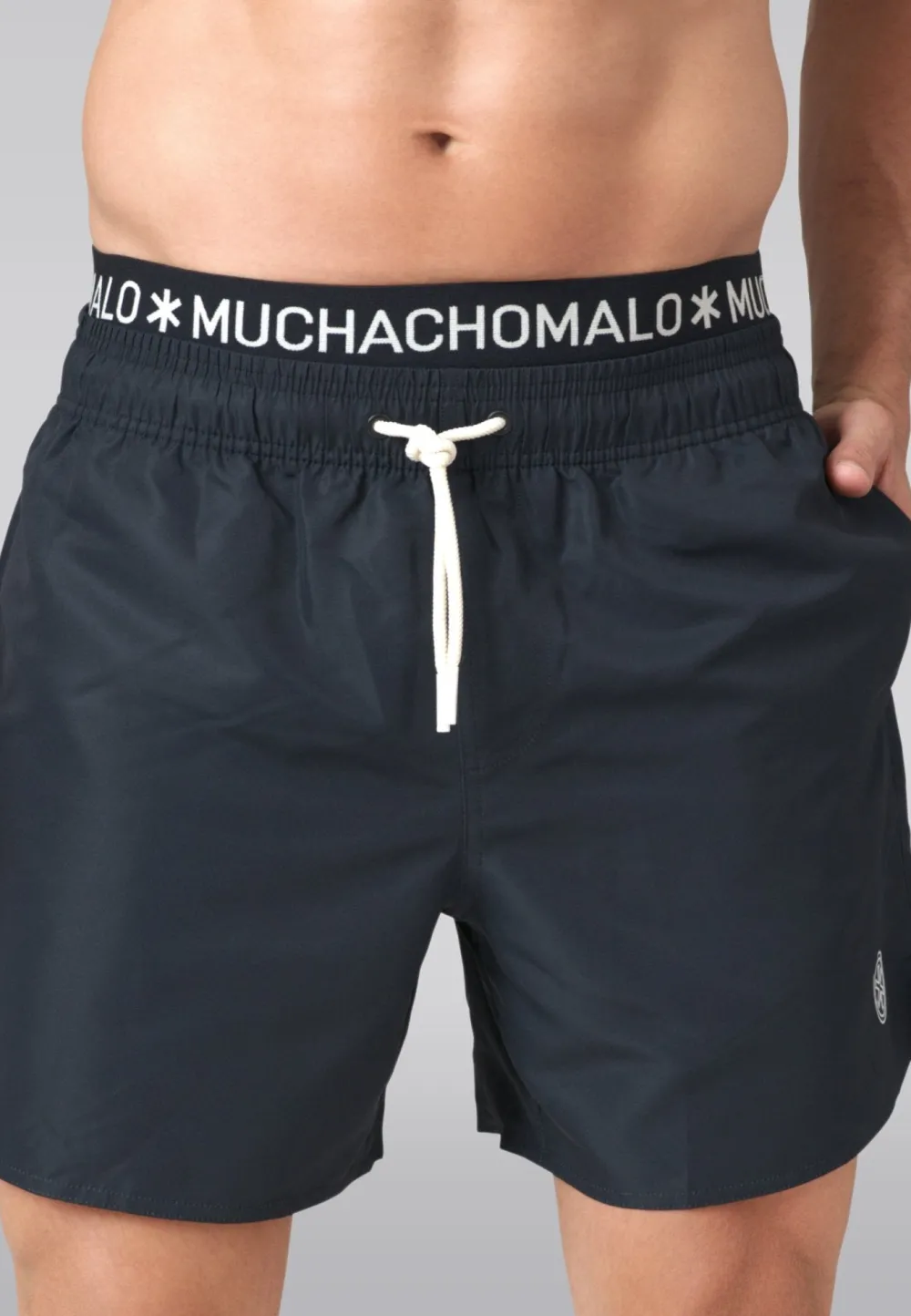 Heren zwembroek zwart-Muchachomalo Discount