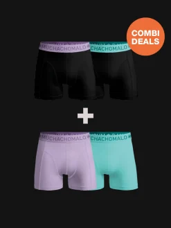 Jongens 2+2-pack Boxershorts-Muchachomalo