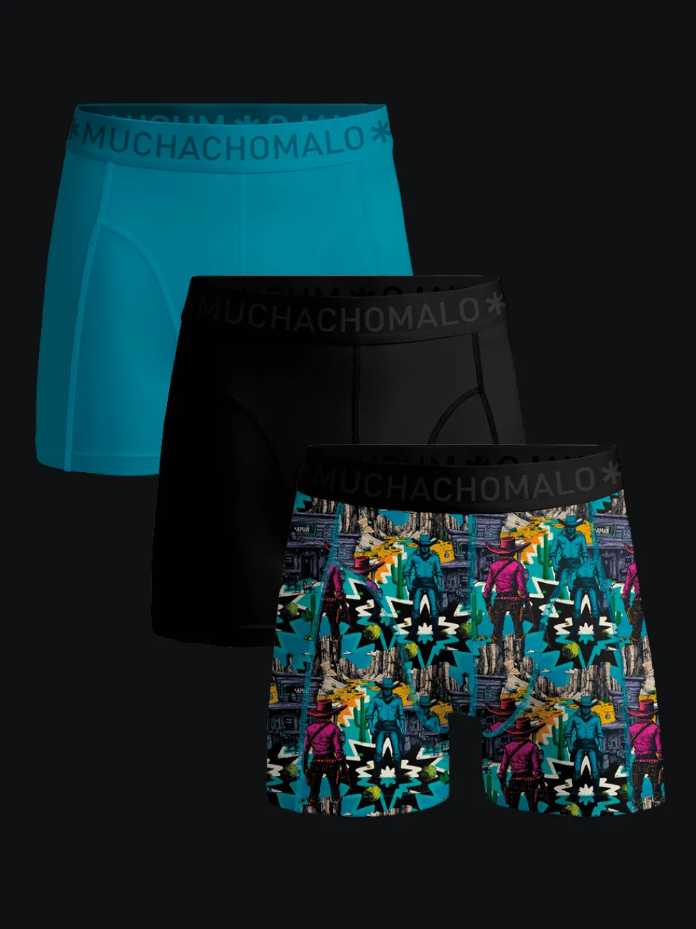 Jongens 3-pack Boxershorts-Muchachomalo Best