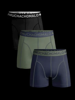 Jongens 3-pack Boxershorts Effen-Muchachomalo