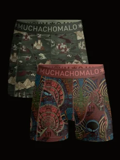 Jongens 2-pack Boxershorts Maze Life-Muchachomalo Hot