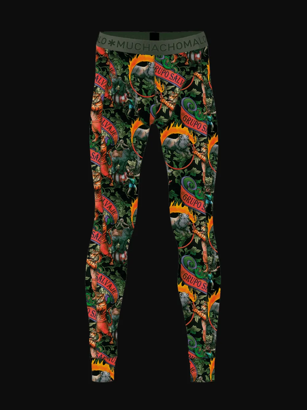 Jongens 1-pack Long John Circus Animals-Muchachomalo Hot