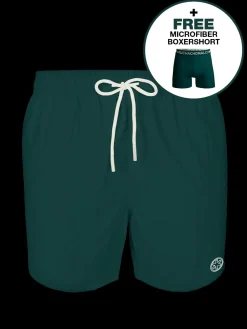 Jongens zwembroek donkergroen-Muchachomalo Discount