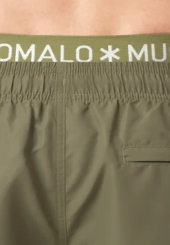 Jongens zwembroek olijfgroen-Muchachomalo New