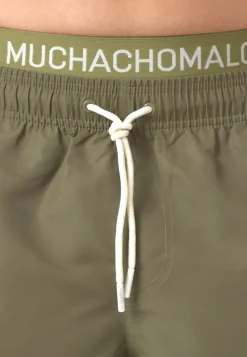 Jongens zwembroek olijfgroen-Muchachomalo New