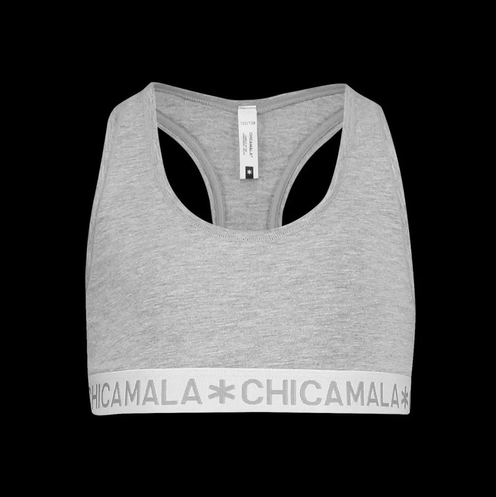 Meisjes 1-pack Racerback Effen-Muchachomalo Clearance