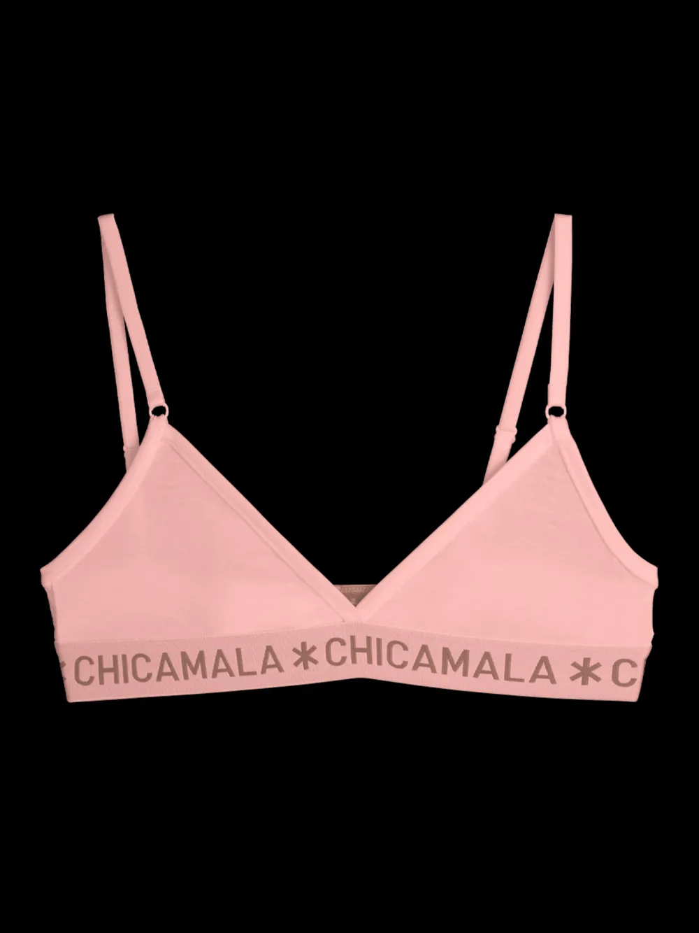 Meisjes 1-pack Triangle Top Effen Pastelc-Muchachomalo Outlet