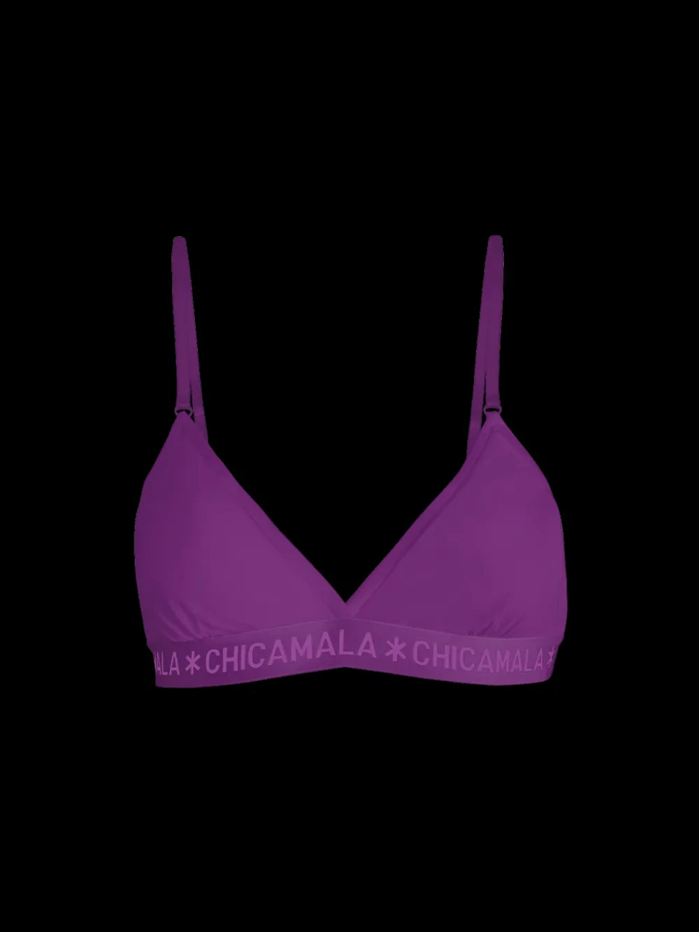 Meisjes 1-pack Triangle Top Effen-Muchachomalo